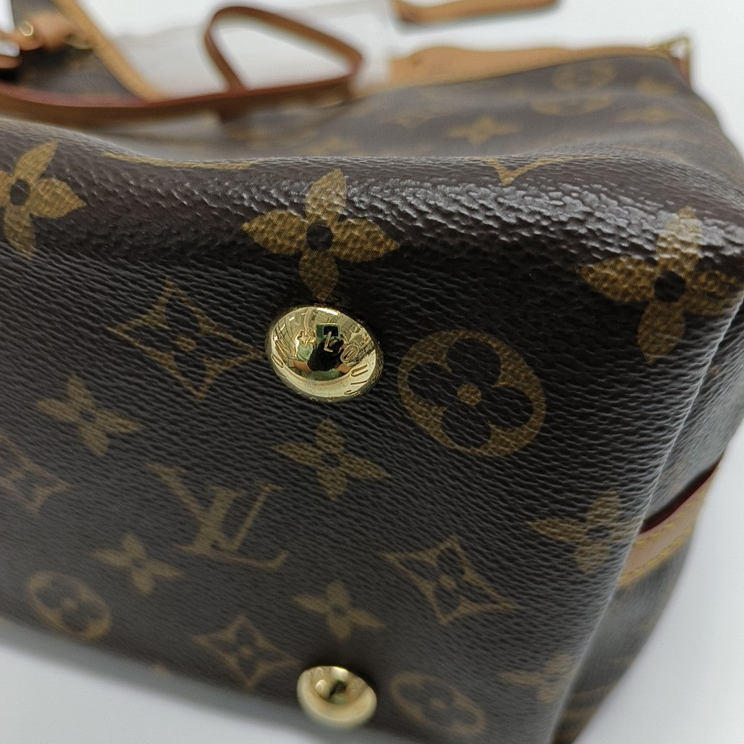CARRYALL PM Monogram Coated Canvas Brown