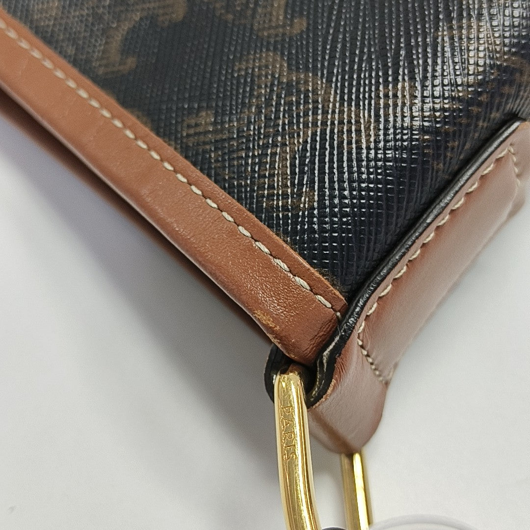 TRIOMPHE CANVAS Small Coated Canvas Brown