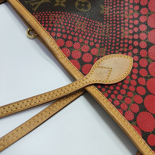 NEVERFULL MM Monogram Coated Canvas Brown