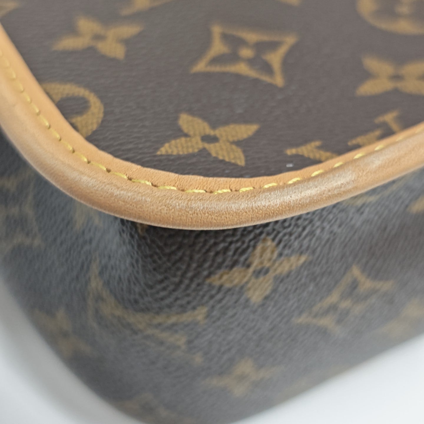 DIANE Monogram Coated Canvas Brown