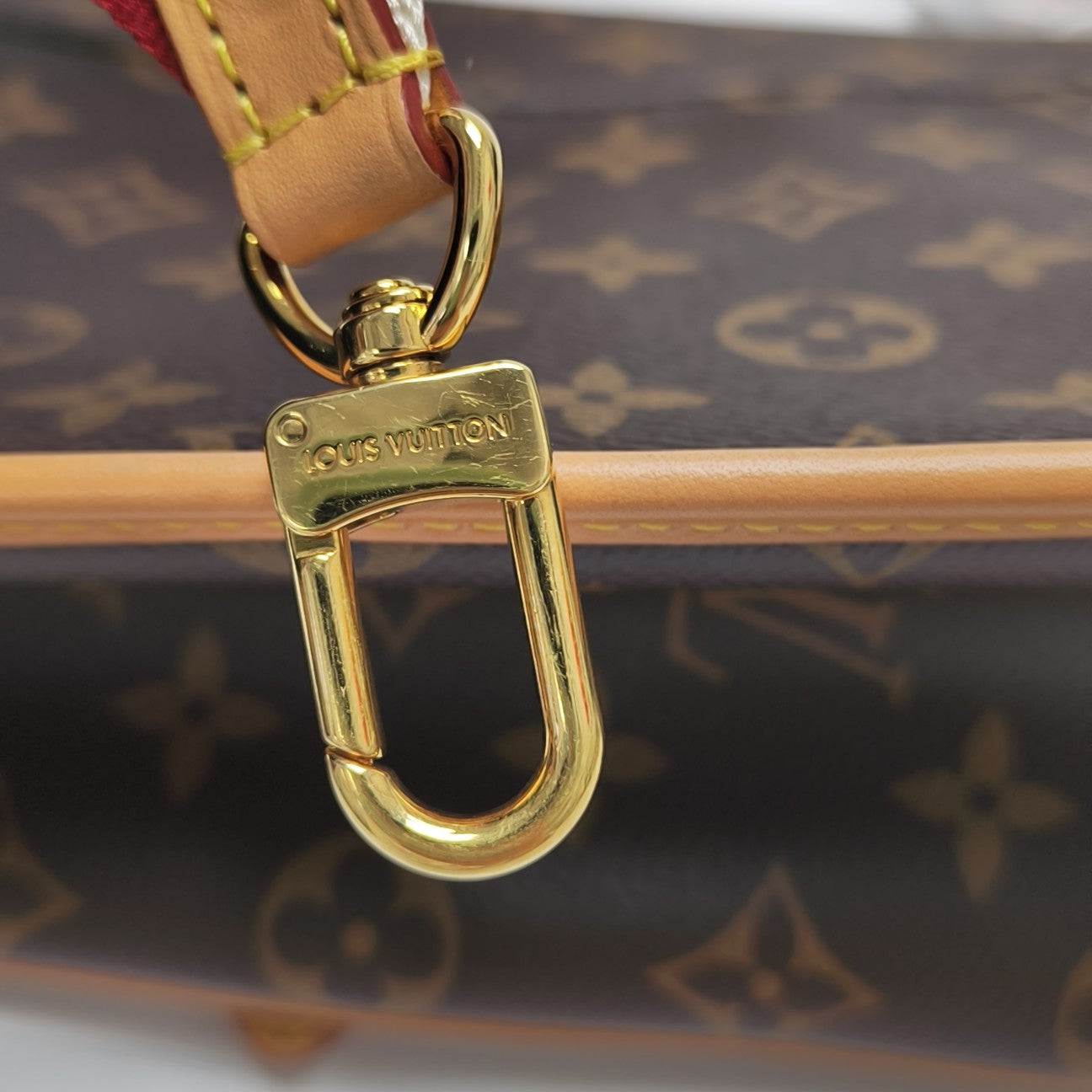 DIANE Monogram Coated Canvas Brown