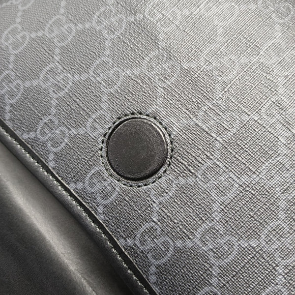 Neo Vintage Monogram Coated Canvas Black