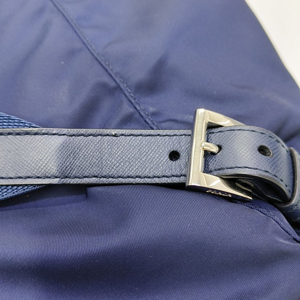 Nylon Backpack Blue
