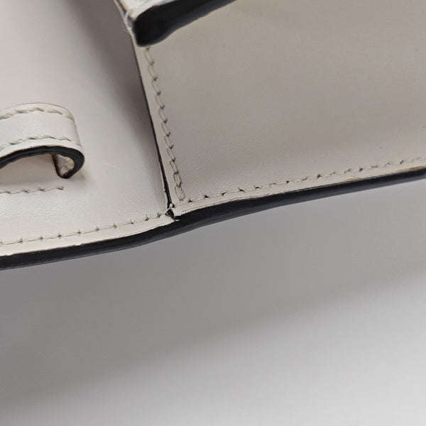 Sylvie Mini Calfskin White