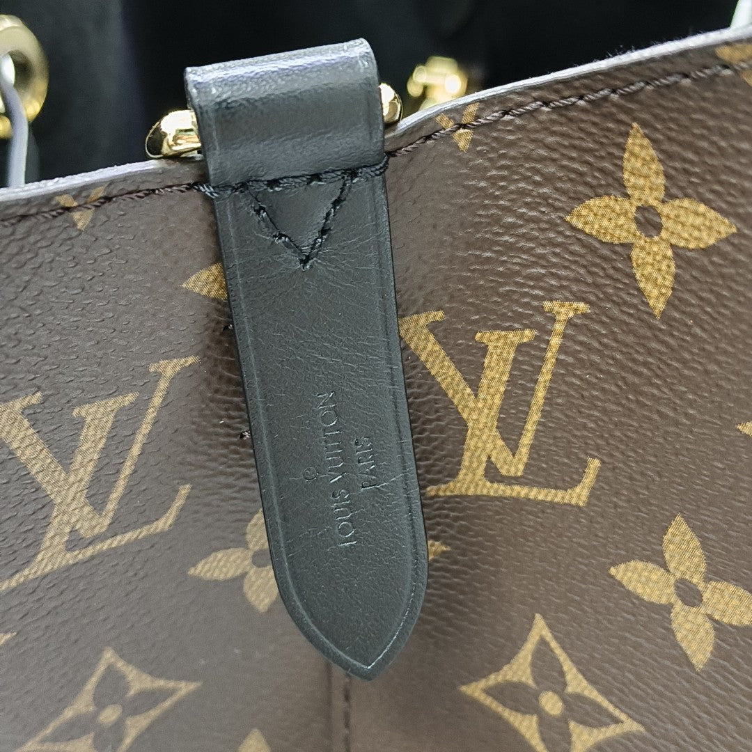 NÉONOÉ MM Monogram Coated Canvas Brown