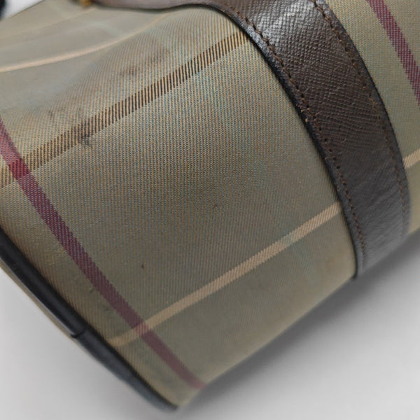 Canvas Top Handle Bag Beige