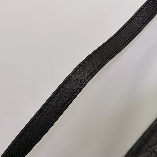 Dior Caro Medium Cannage Calfskin Black