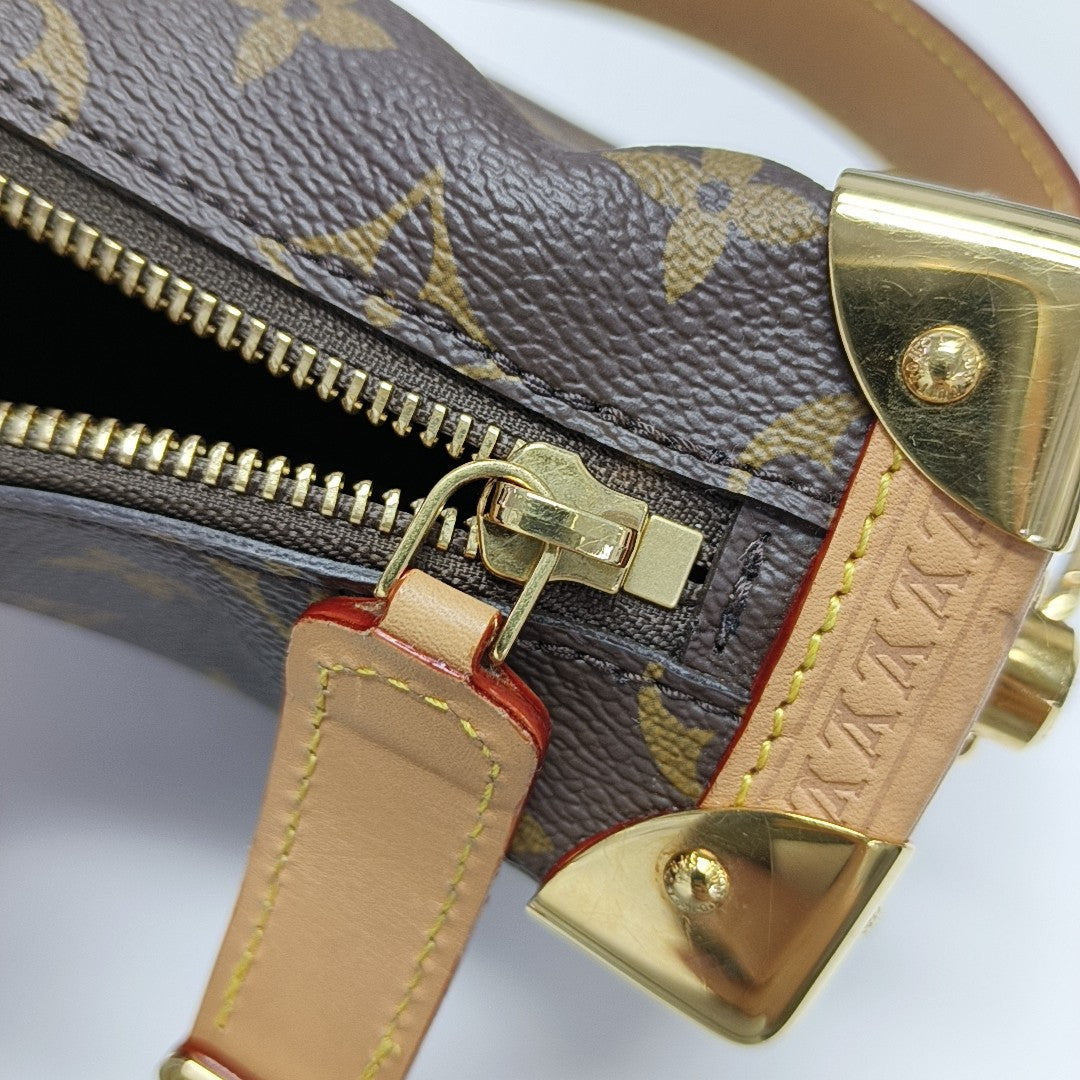 SIDE TRUNK PM Monogram Coated Canvas Brown