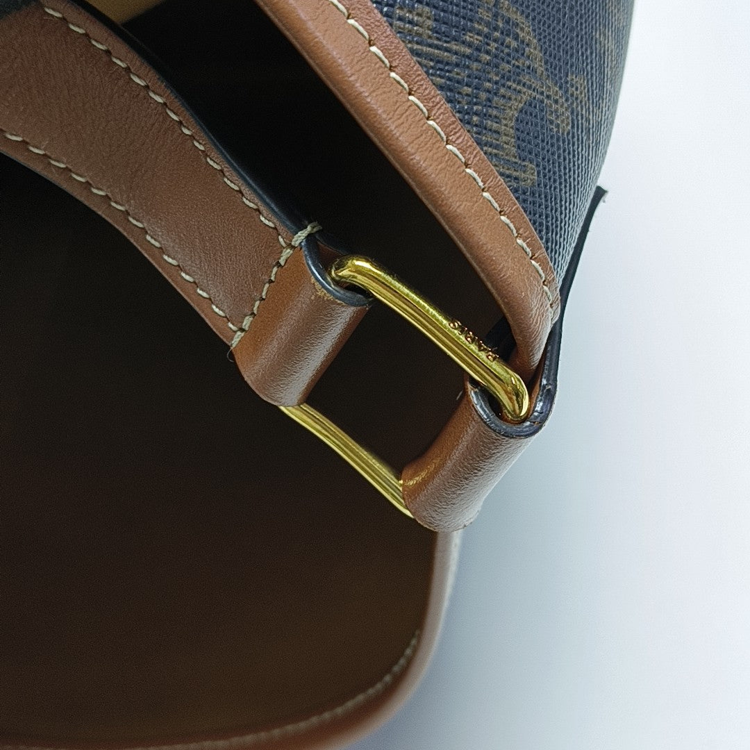 TRIOMPHE CANVAS Medium Coated Canvas Brown