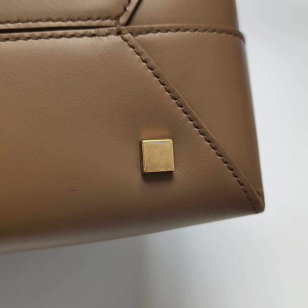Calfskin Shoulder Bag Brown