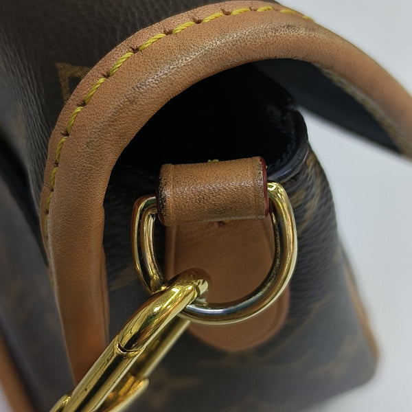 DIANE Monogram Coated Canvas Brown