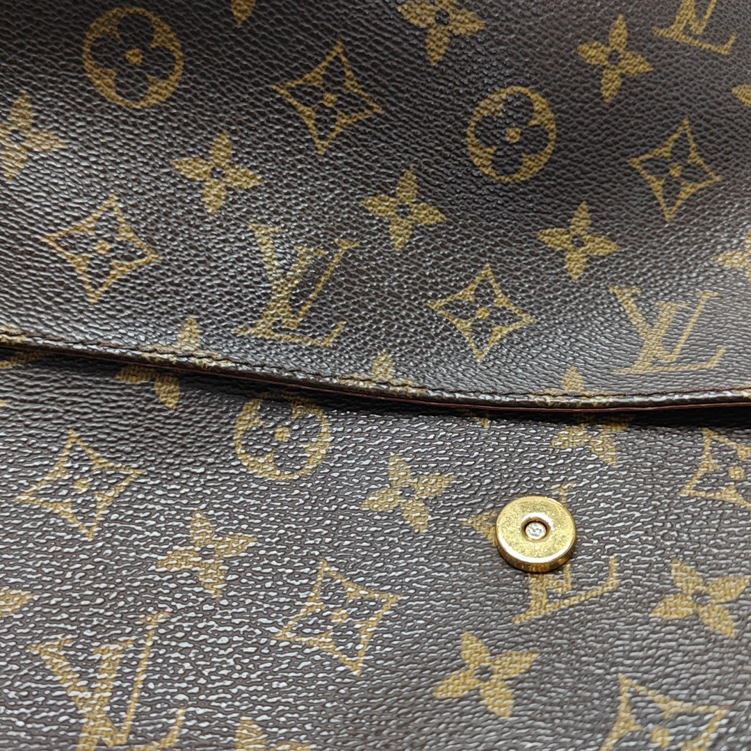 MUSETTE TANGO Monogram Coated Canvas Brown
