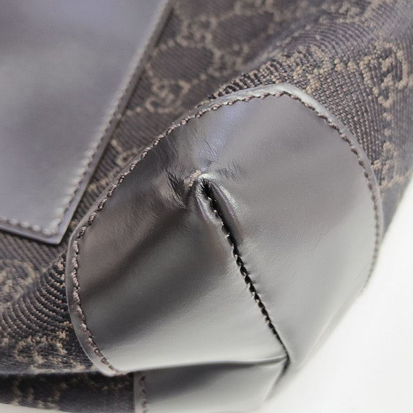 Monogram Canvas Tote Bag Brown