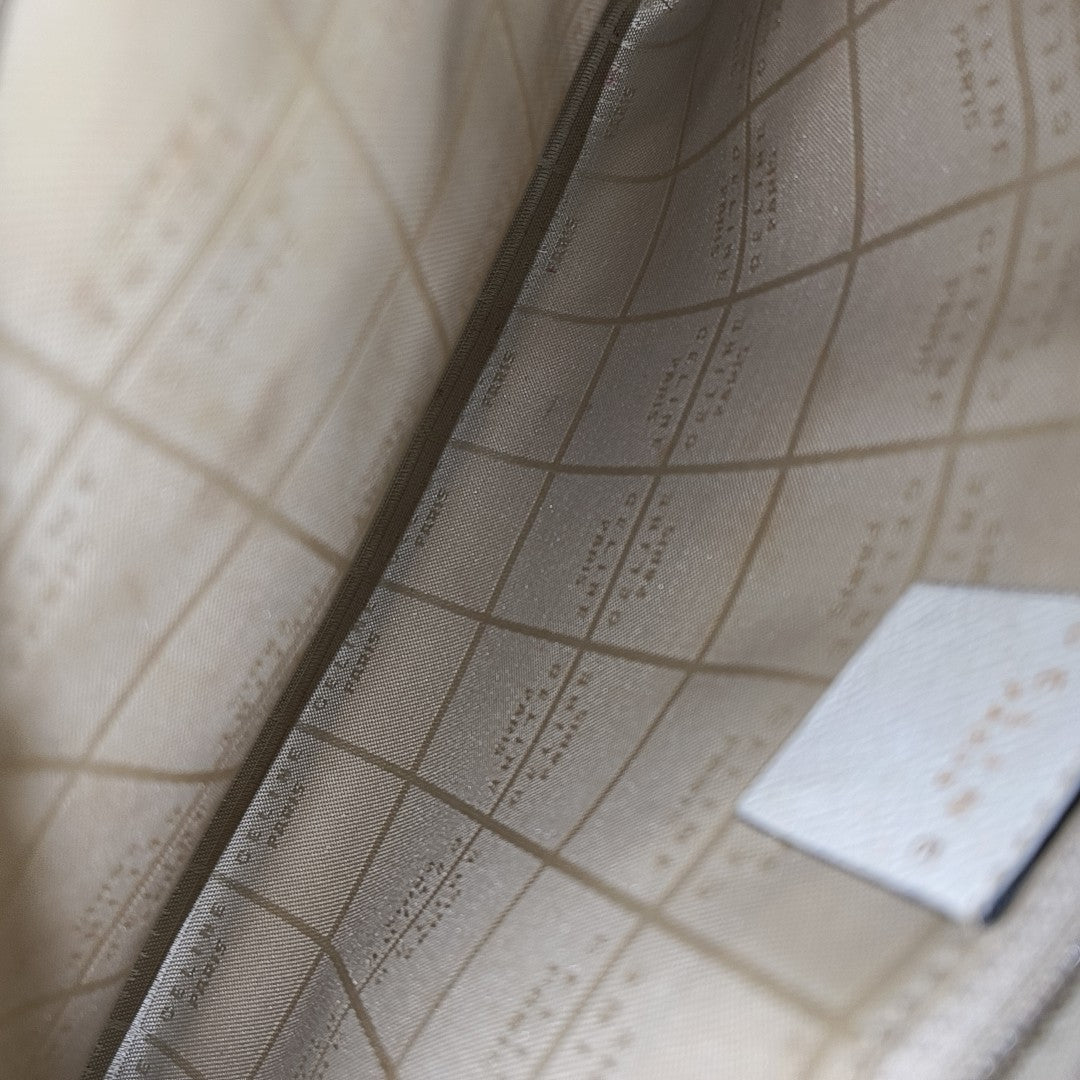 Calfskin Shoulder Bag White
