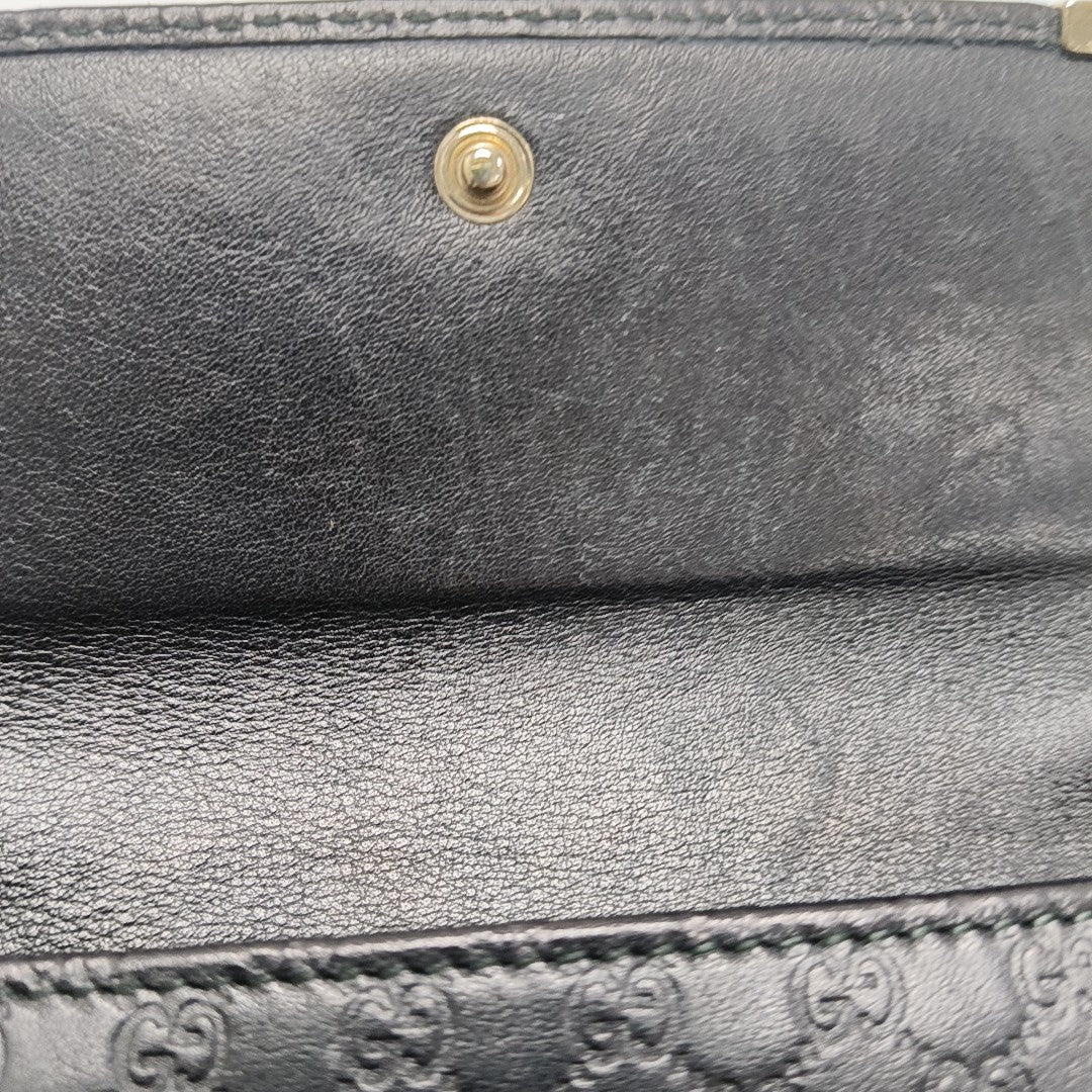 Microguccissima Monogram Calfskin Black
