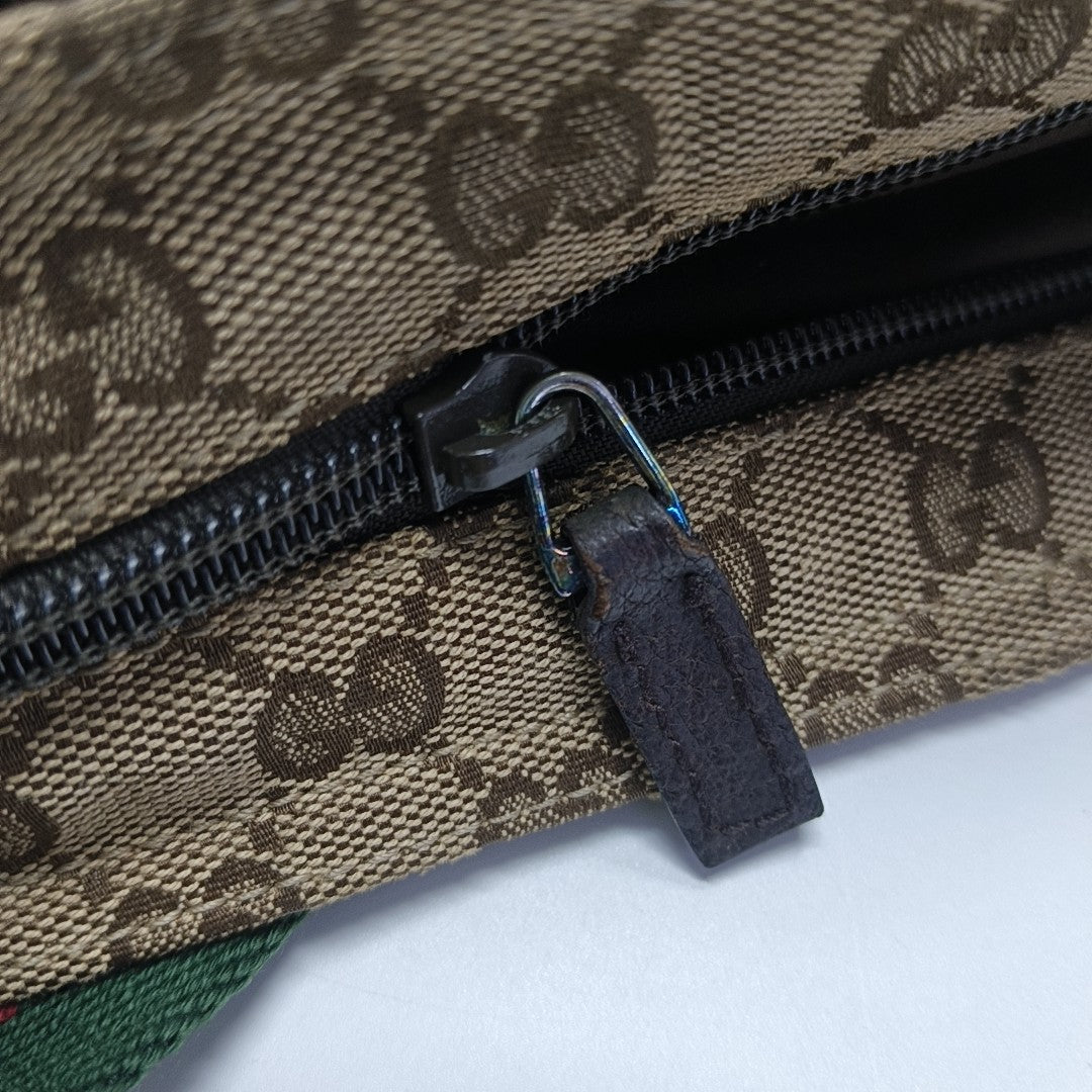Ophidia Medium Monogram Canvas Brown