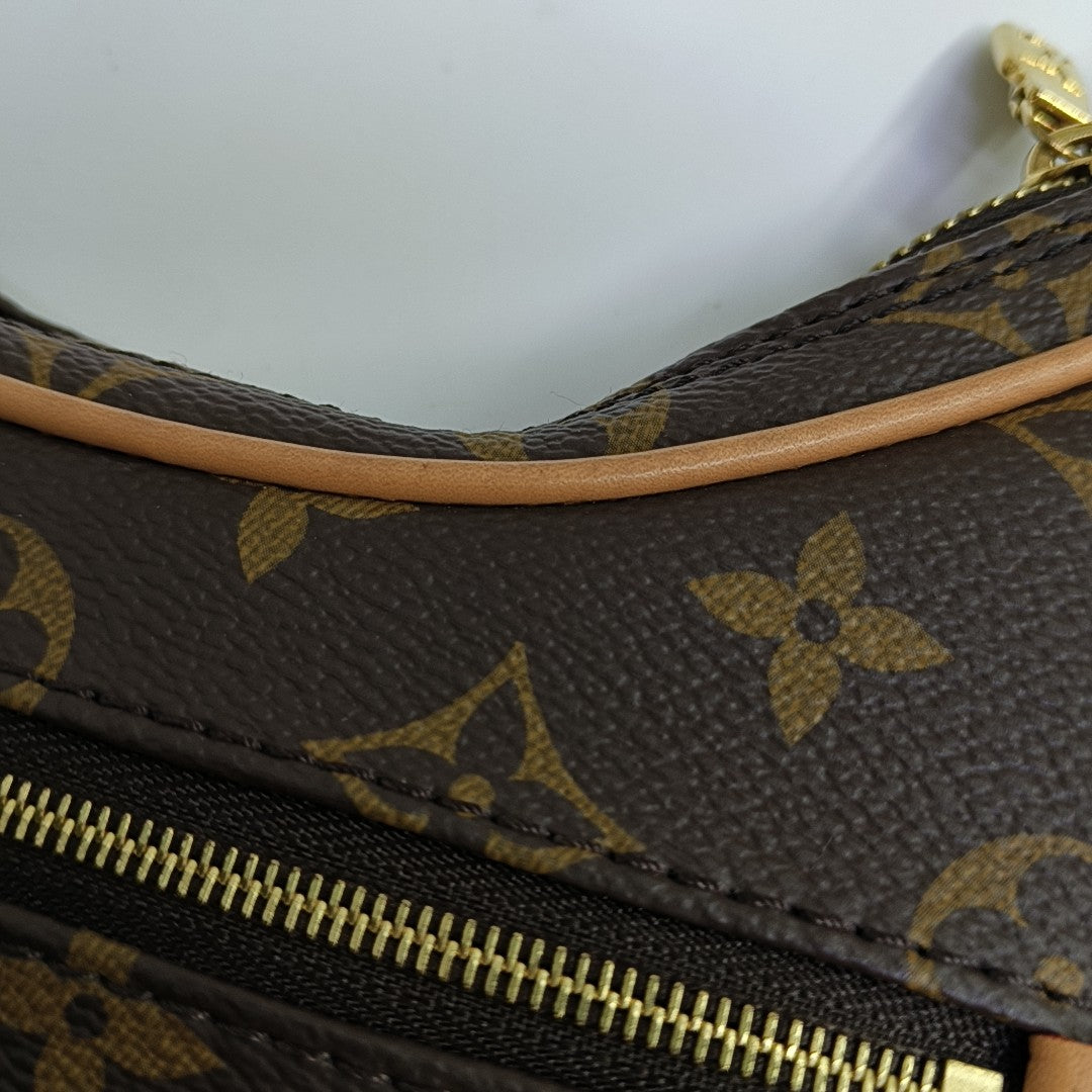 LOOP Monogram Coated Canvas Brown