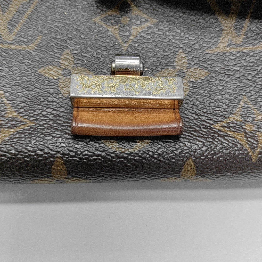 ELYSEE Monogram Coated Canvas Brown