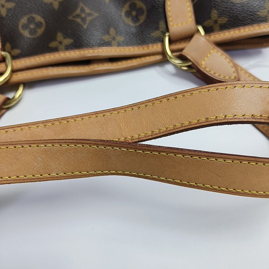 BATIGNOLLES GM Monogram Coated Canvas Brown