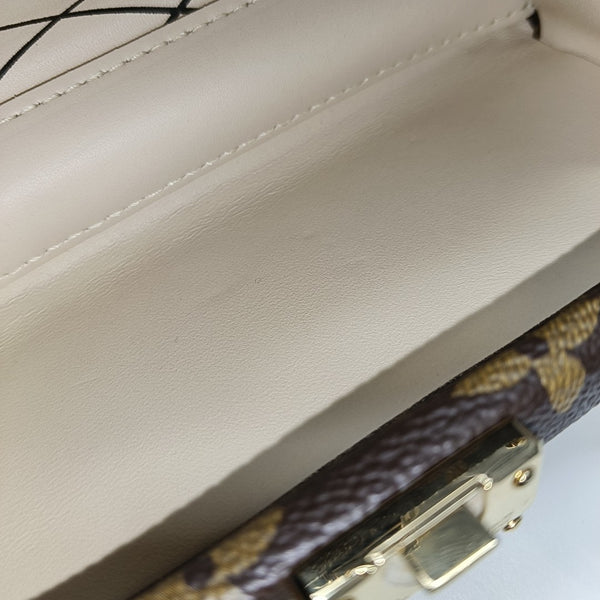 VANITY CASE Monogram Coated Canvas Brown