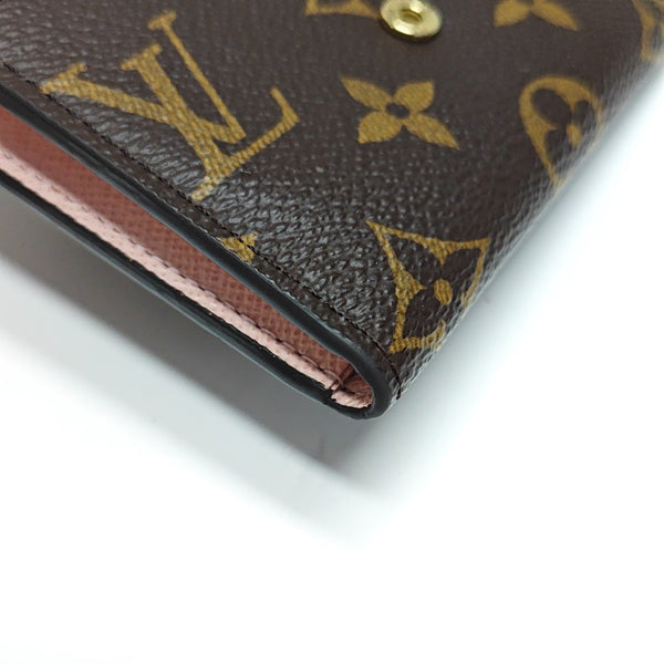 ROSALIE Monogram Coated Canvas Brown Wallet