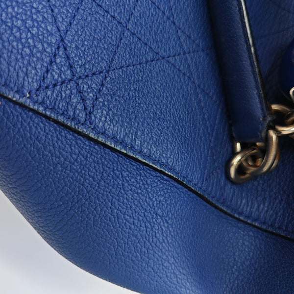 Nwts Ultra Med Cannage Calfskin Blue