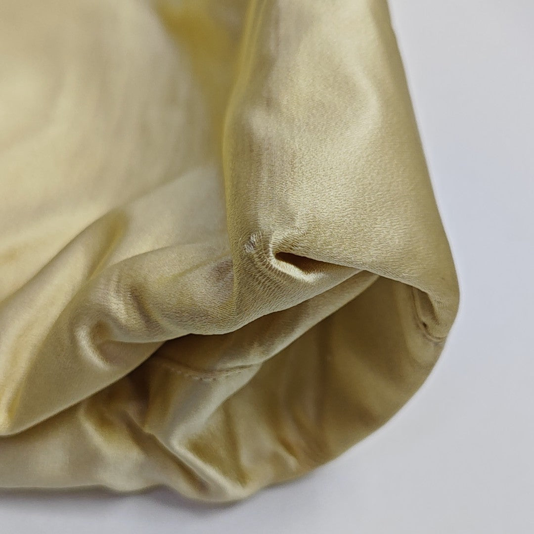 Nylon Bucket Bag Gold