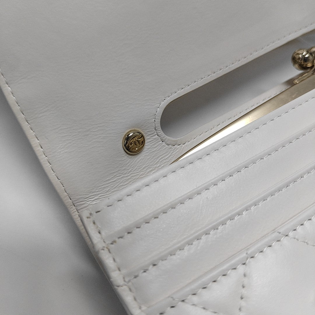 Quilted Calfskin White