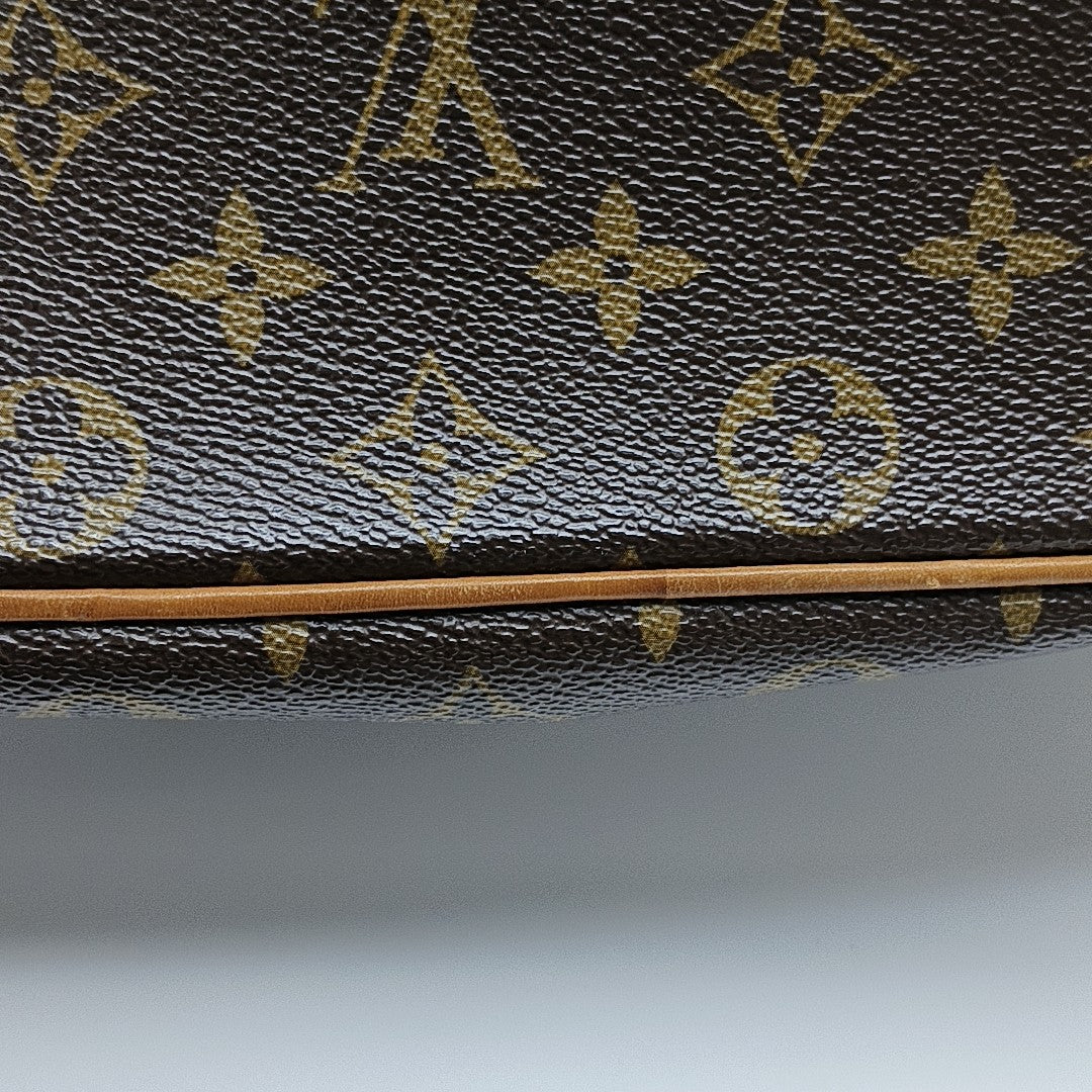 PALERMO GM Monogram Coated Canvas Brown