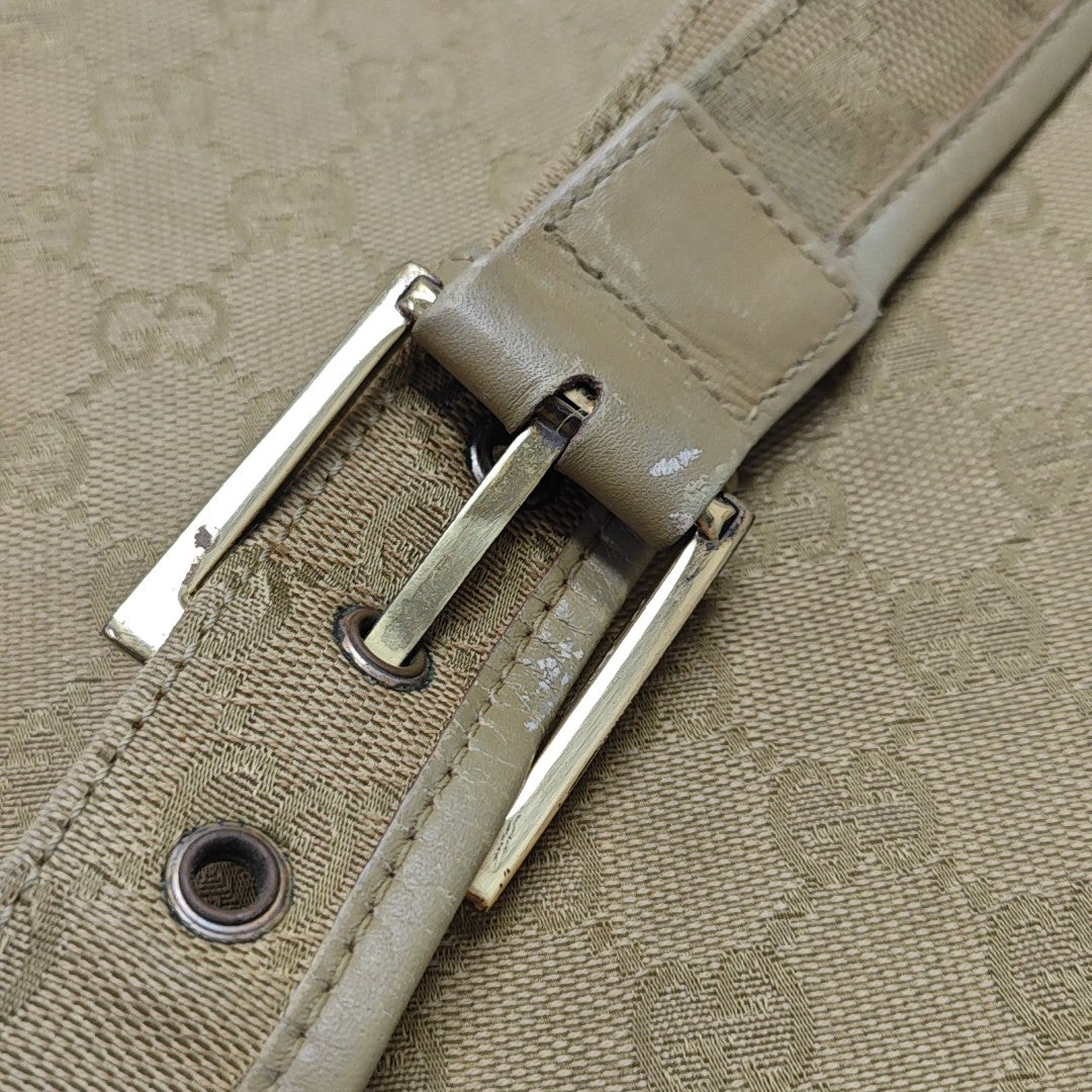 Monogram Canvas Tote Bag Beige