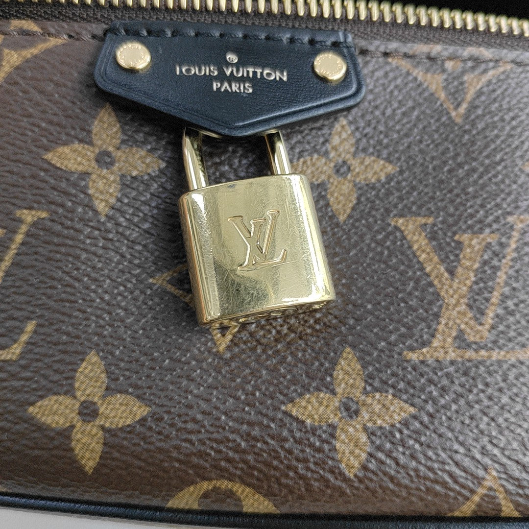 Vanity Chain Pouch Monogram Coated Canvas Brown