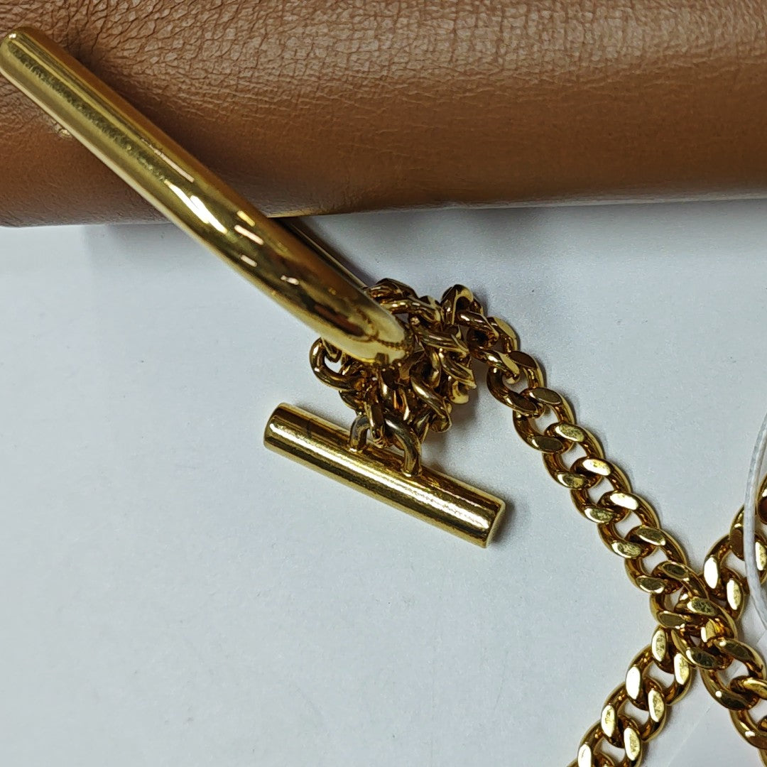 Drew Small Calfskin Brown