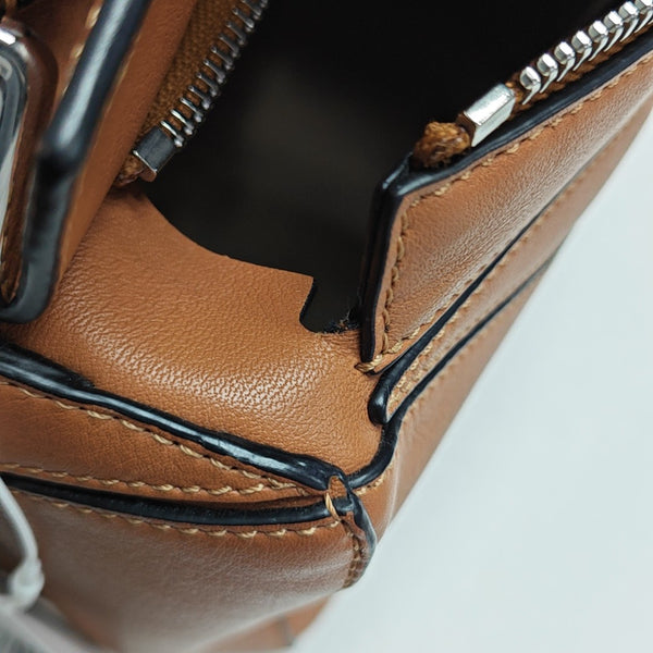 Puzzle Small Calfskin Brown