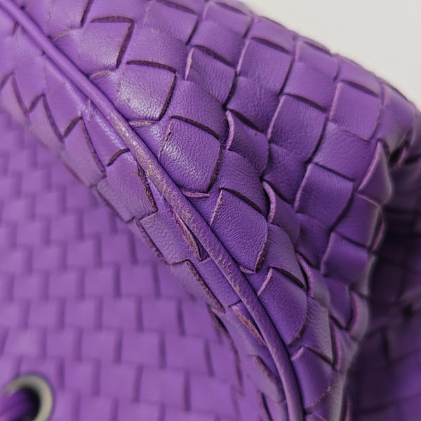 Lambskin Tote Bag Purple