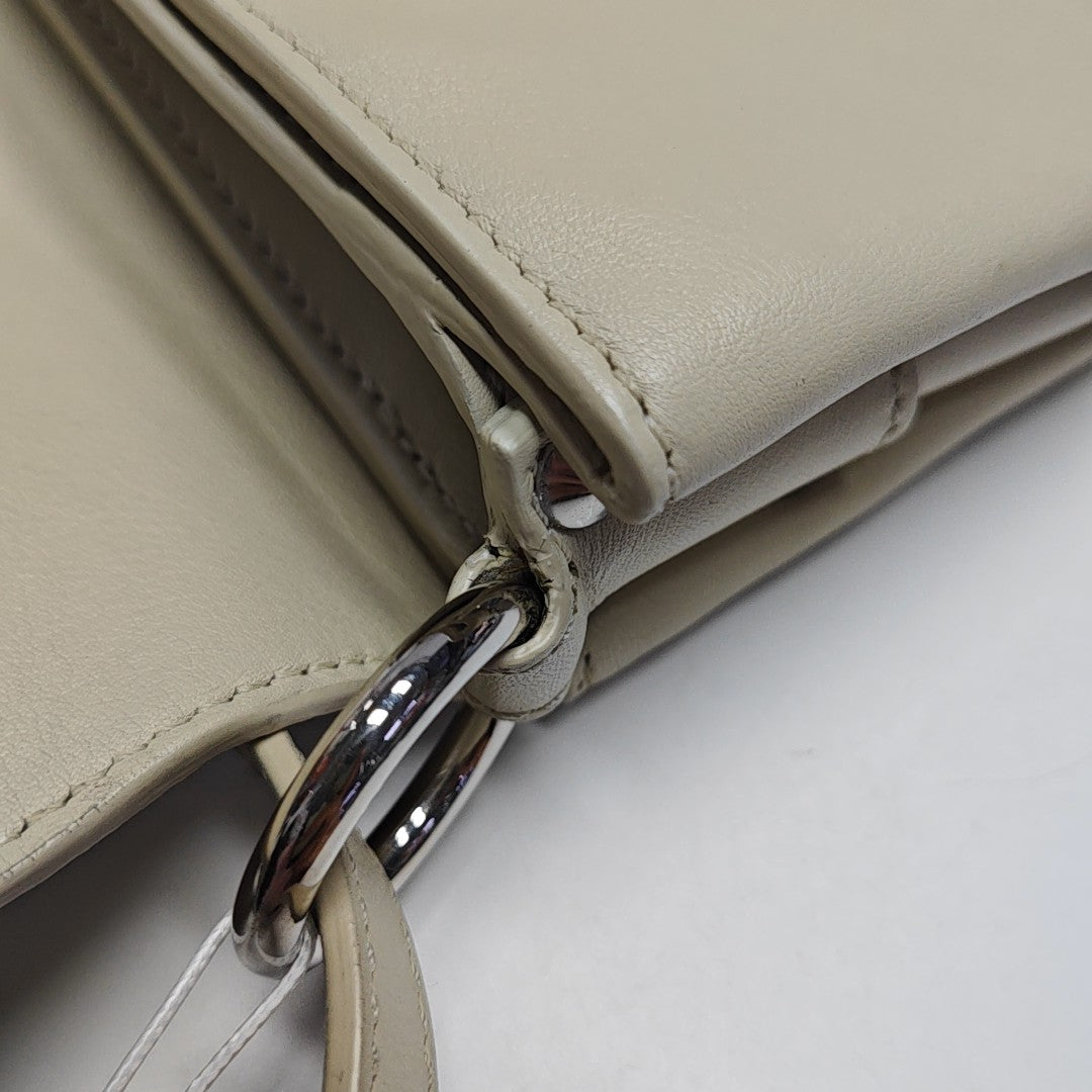 Calfskin Crossbody Bag Beige