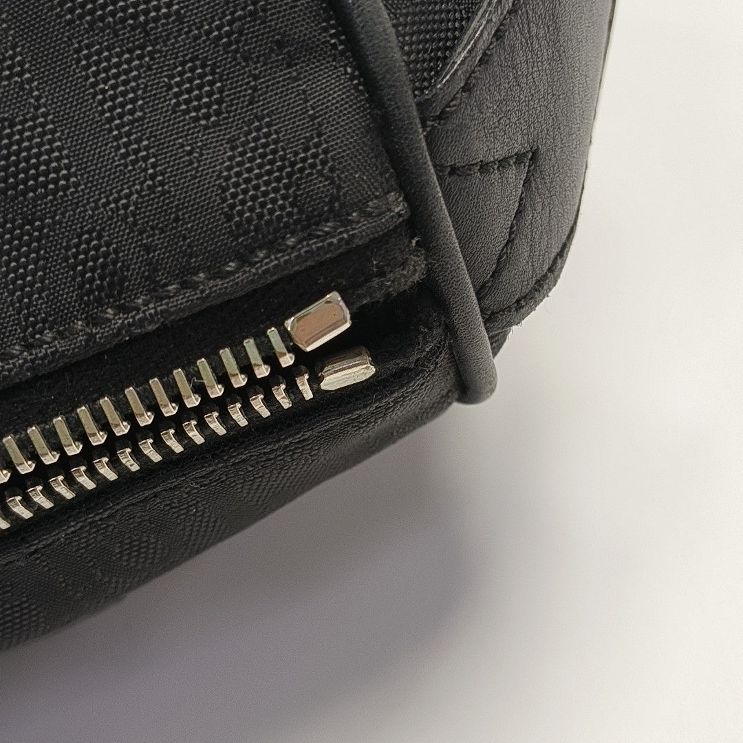 Canvas Top Handle Bag Black