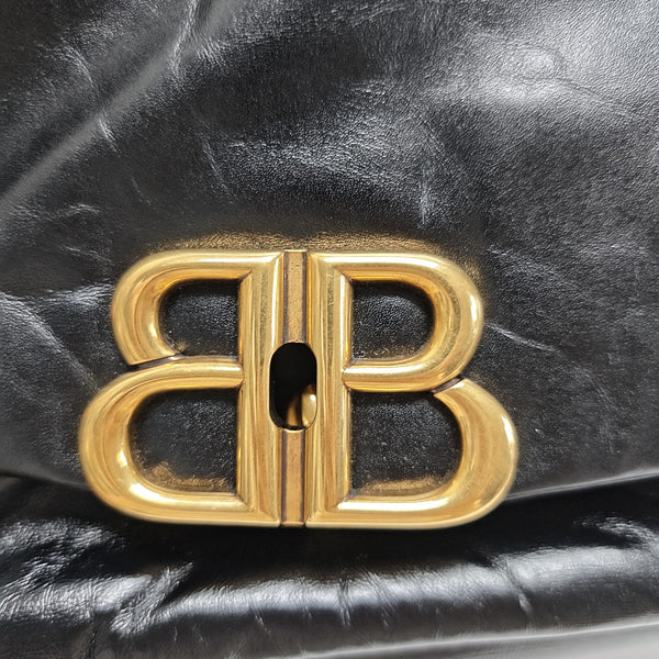 Monaco Small Calfskin Black