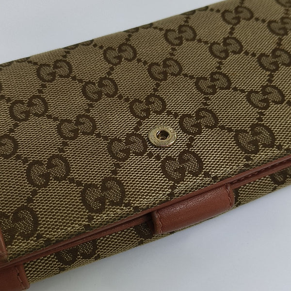 Monogram Canvas Wallet Brown