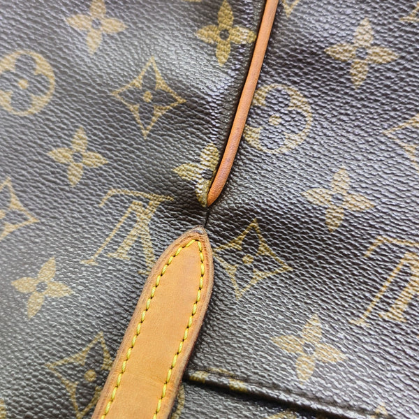 TOTALLY Monogram Coated Canvas Brown