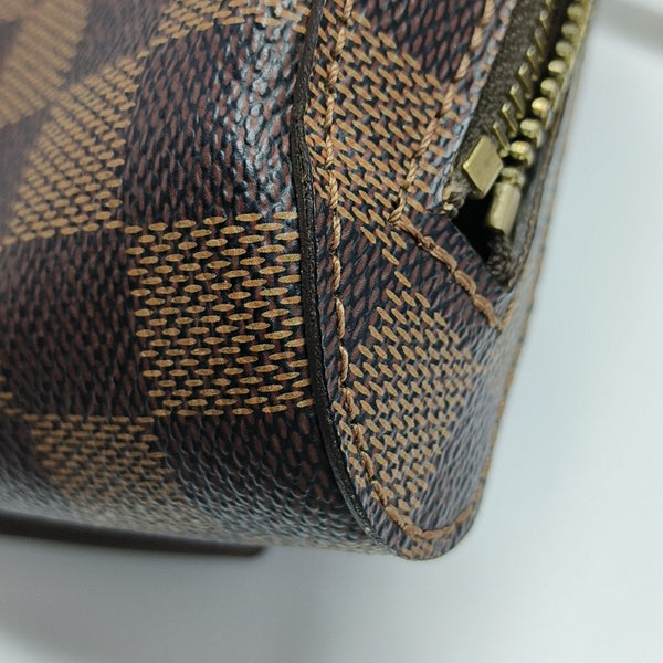 GÉRONIMOS Damier Ebene Coated Canvas Brown