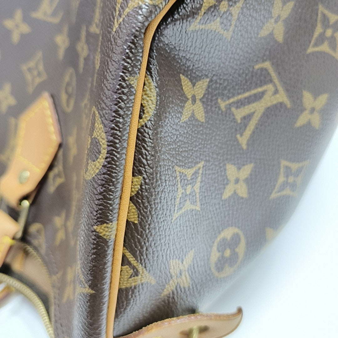 SPEEDY 35 Monogram Coated Canvas Brown