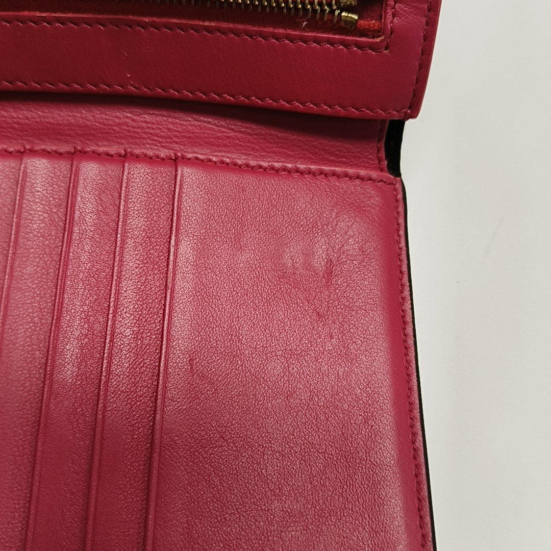 STRAP Calfskin Black Wallet