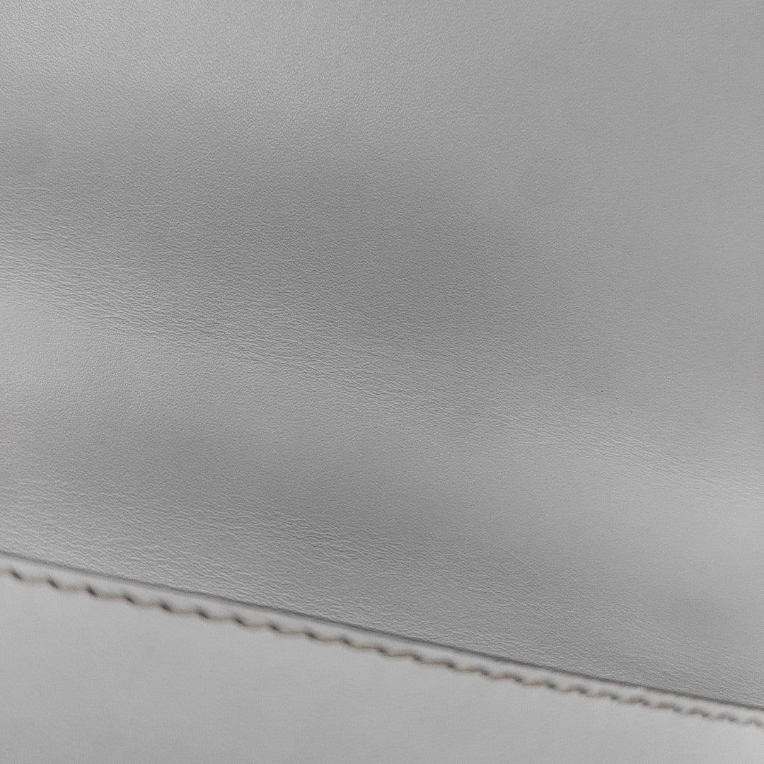 Sylvie Small Calfskin White