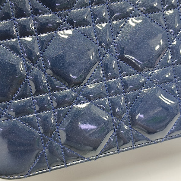 Rendez-Vous Cannage Patent Leather Blue