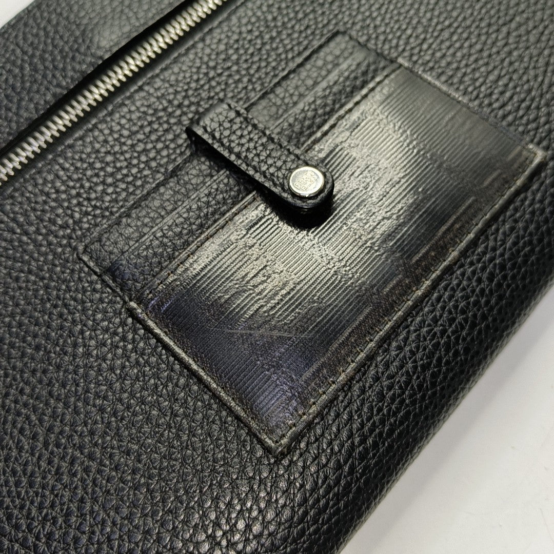 Calfskin Shoulder Bag Black