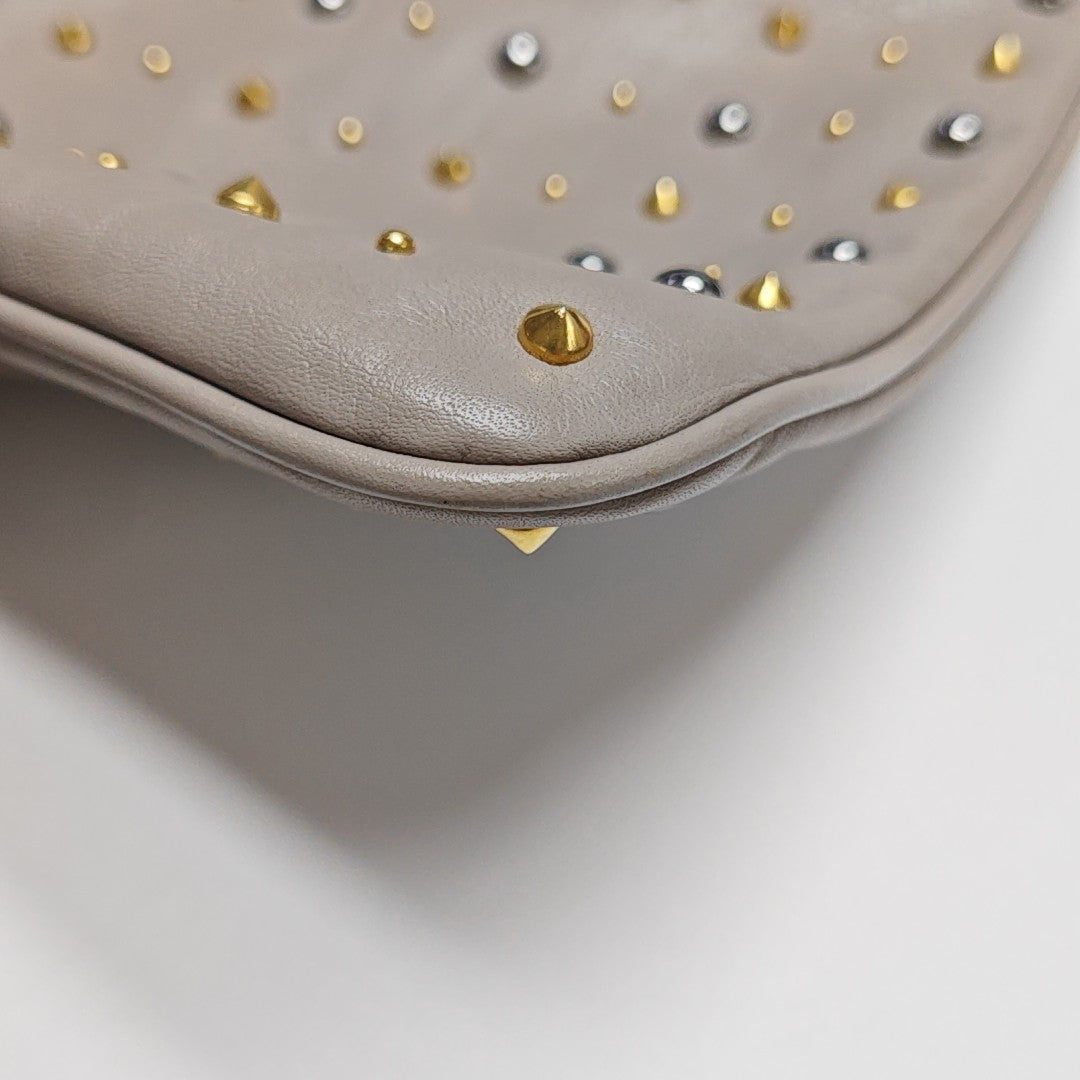Lambskin Clutch Gray