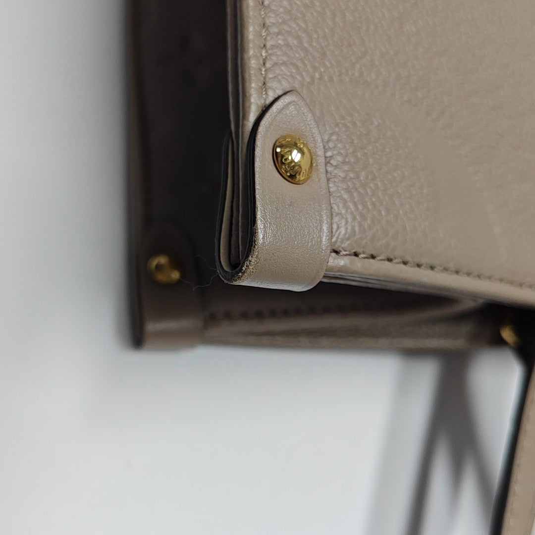ONTHEGO MM Monogram Calfskin Gray