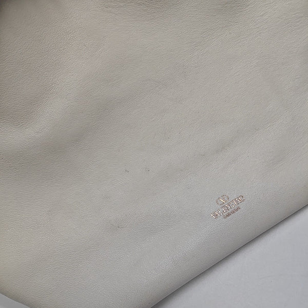 Lambskin Bucket Bag White
