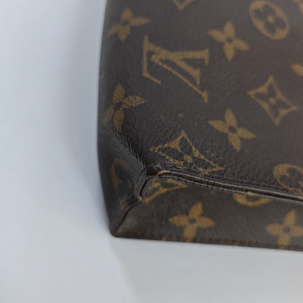 TOILET POCKET 26 Monogram Coated Canvas Brown