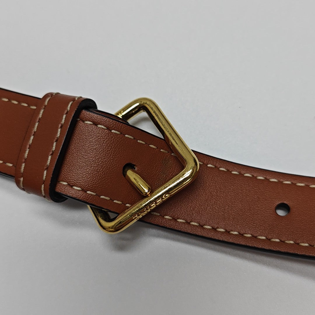 TRIOMPHE CANVAS Small Coated Canvas Brown
